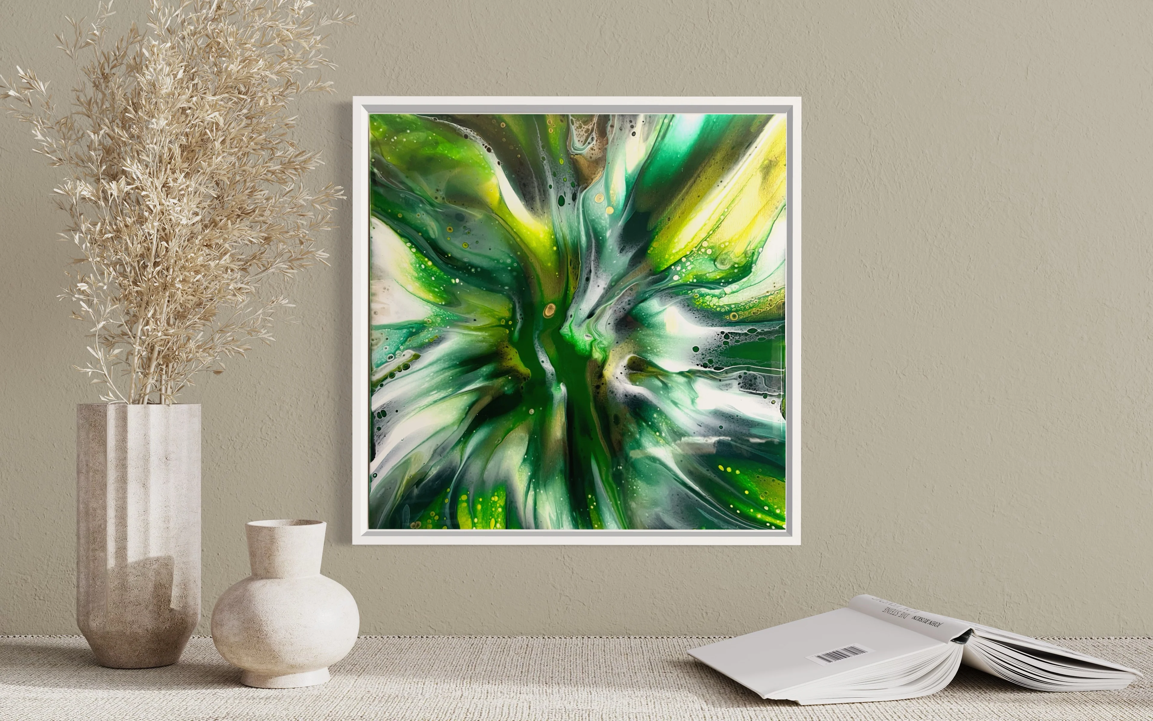 “Emerald” 40x40cm - Image 5
