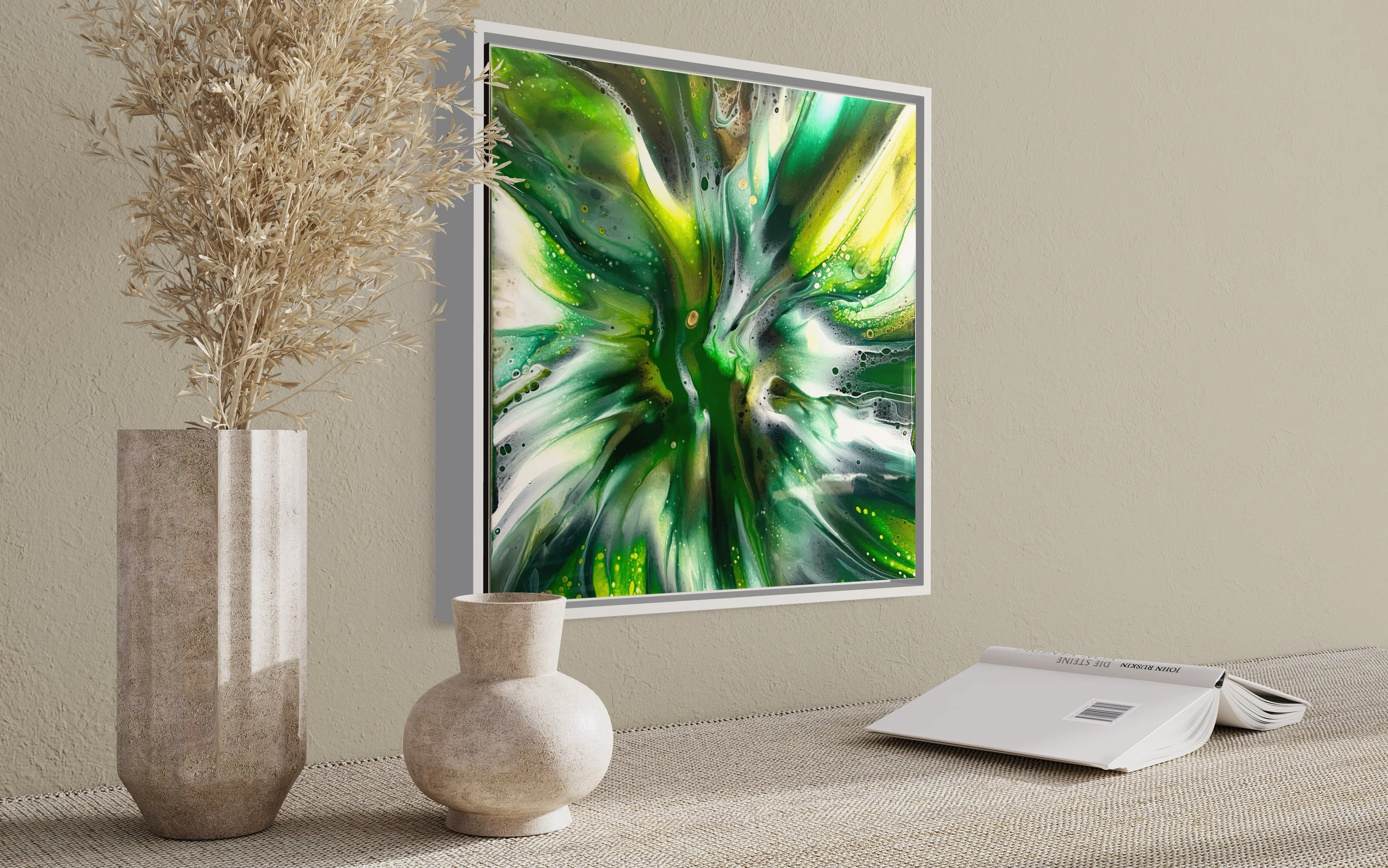 “Emerald” 40x40cm - Image 6